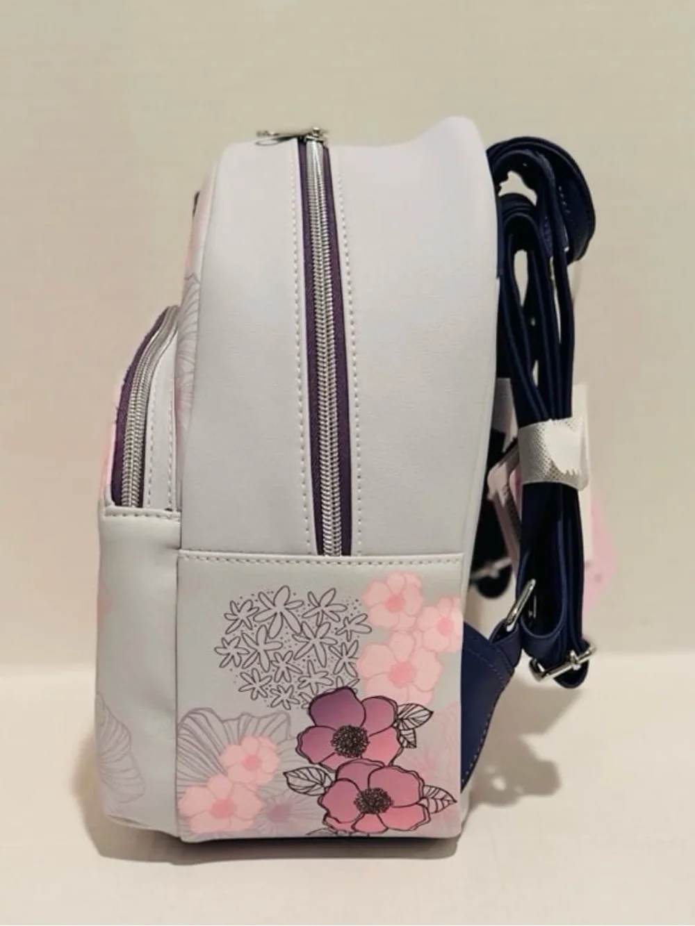Loungefly Disney NWT Tangled Rapunzel Pastel Flowers Mini Backpack